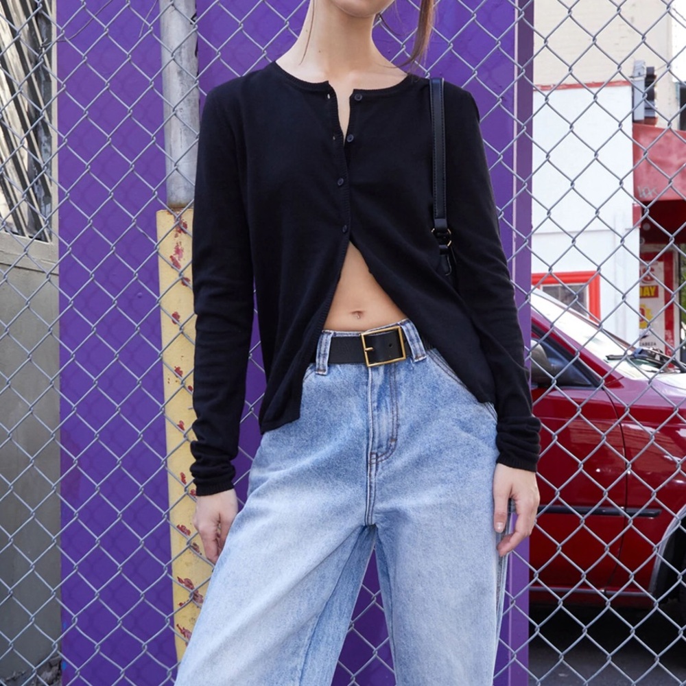 John Galt Black Cardigan